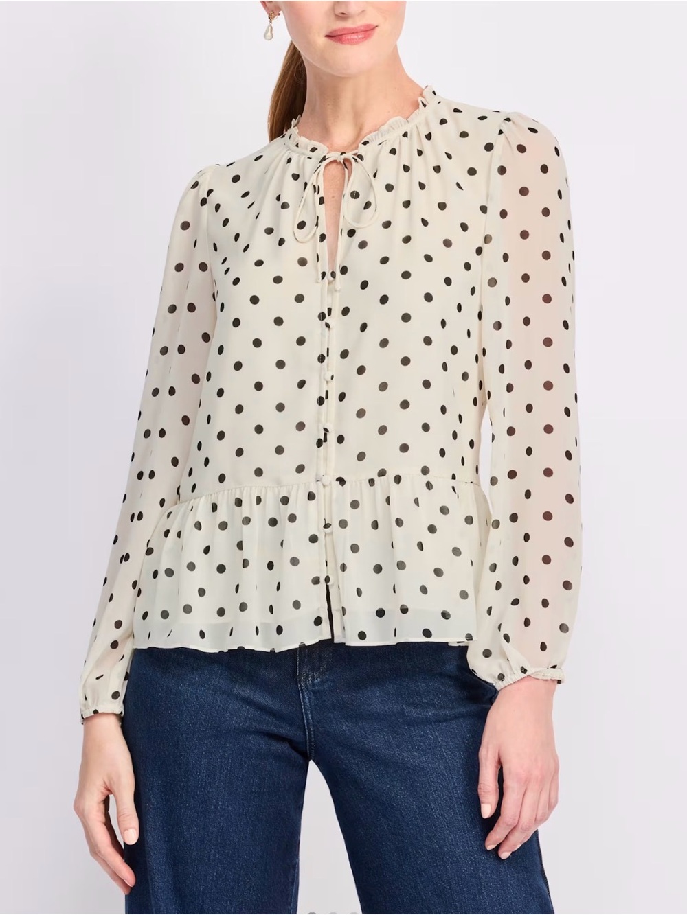 Les Serein Rhylee Tiered Blouse - S